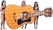 Coconut Float's Pool Floats; Acoustic Guitar Pool Raft, 9 Ft