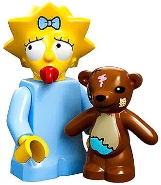 The Simpsons Lego Minifigure Collection Lego Simpsons Series Loose Maggie Simpson