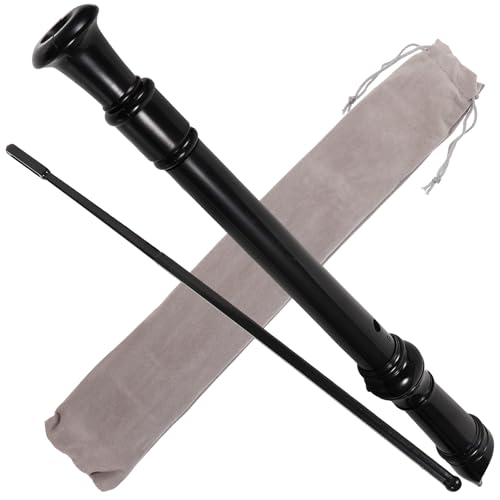 1 Conjunto Clarinete Haste De Limpeza Do Gravador Brinquedos Musicais Infantis Gravador Chave c Grav