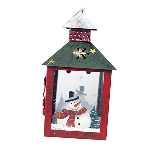 ULDIGI Candle Holder Lantern Outdoor Lantern Candle Lantern Decor Outdoor Candle Lantern Christmas Lantern para De Mujer Interior Astetic Room Decor Candlesticks Ornaments Windshield Red