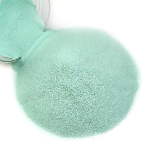 HappyFiller Arenas finas de menta para manualidades, ceremonia de boda, relleno de jarrón, decoración del hogar, arena de reloj de arena, rellenos de botellas, 28 onzas
