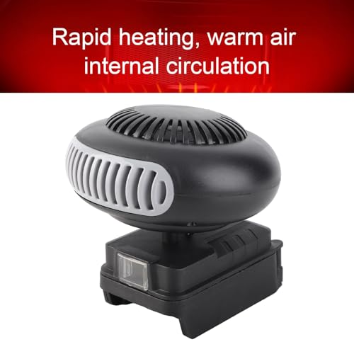 Calentador de coche portátil 18V para batería WA3551 calefactor interior de 170W 6