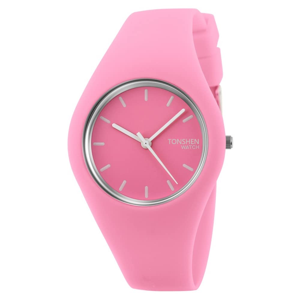 Orologio da donna rosa 36mm cassa multicolori bande Logo immagine quadrante orologio da polso orologi al quarzo genuino  1511
