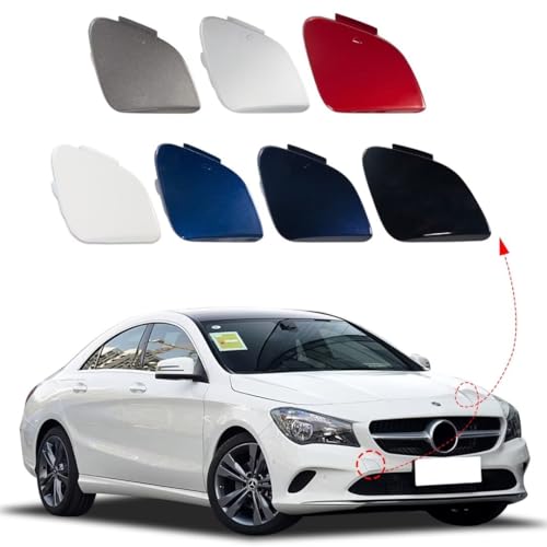 CZShiYue Car Front Bumper Tow Hook Cover Cap Towing Eye Fit for Mercedes-Benz CLA-Class Coupe W117 Facelift for CLA180 CLA200 2016-2020 1178851300(Unpainted)