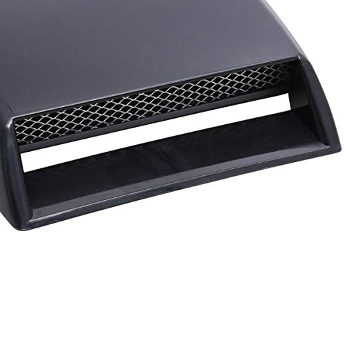 Besportble Car Air Flow Intake Hood Scoop Turbo Bonnet Suv Vent Cover For Auto Black #TOP7