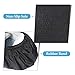 EupHHonycs 2 Pcs Bowling Shoe Covers, Black Shoe Covers Shoe Protector Covers Anti Slip Shoe Covers Polyester Shoe Accessories for Bowling Shoe Game Sports Supplies