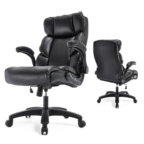 ESTRUCO Big and Tall Office Chair 500lbs Wide Seat Executive