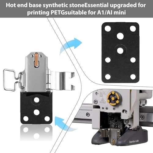 Hotend Kit d'assemblage de chauffage pour mini imprimante 3D A1 bloc chauffant de rechange - 4