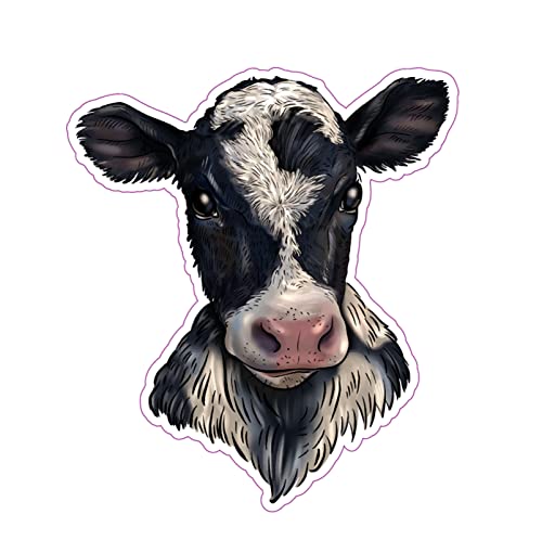 Vinilo de vaca Holstein para camiones coches portátiles y paredes 2
