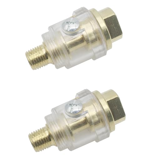 OZXNO 2 Pcs Mini In-Line Oilers 1/4