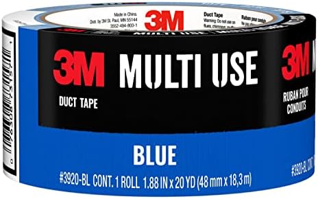 3M 3920-BL Duct Tape, 20 Yards, Blue