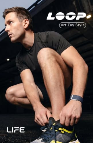 Image of Loop Smart Band Health & Fitness Tracker ECG PPG Body Temperature, HRV Analysis, 30+ Sports Modes, Sleep and Stress Monitor, Subscription Free Screenless Smart Bracele (Deep Blue)