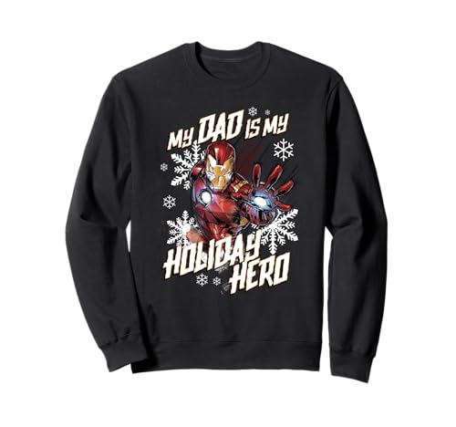 Marvel Iron Man Dad Holiday Hero Christmas Father's Day Sweatshirt