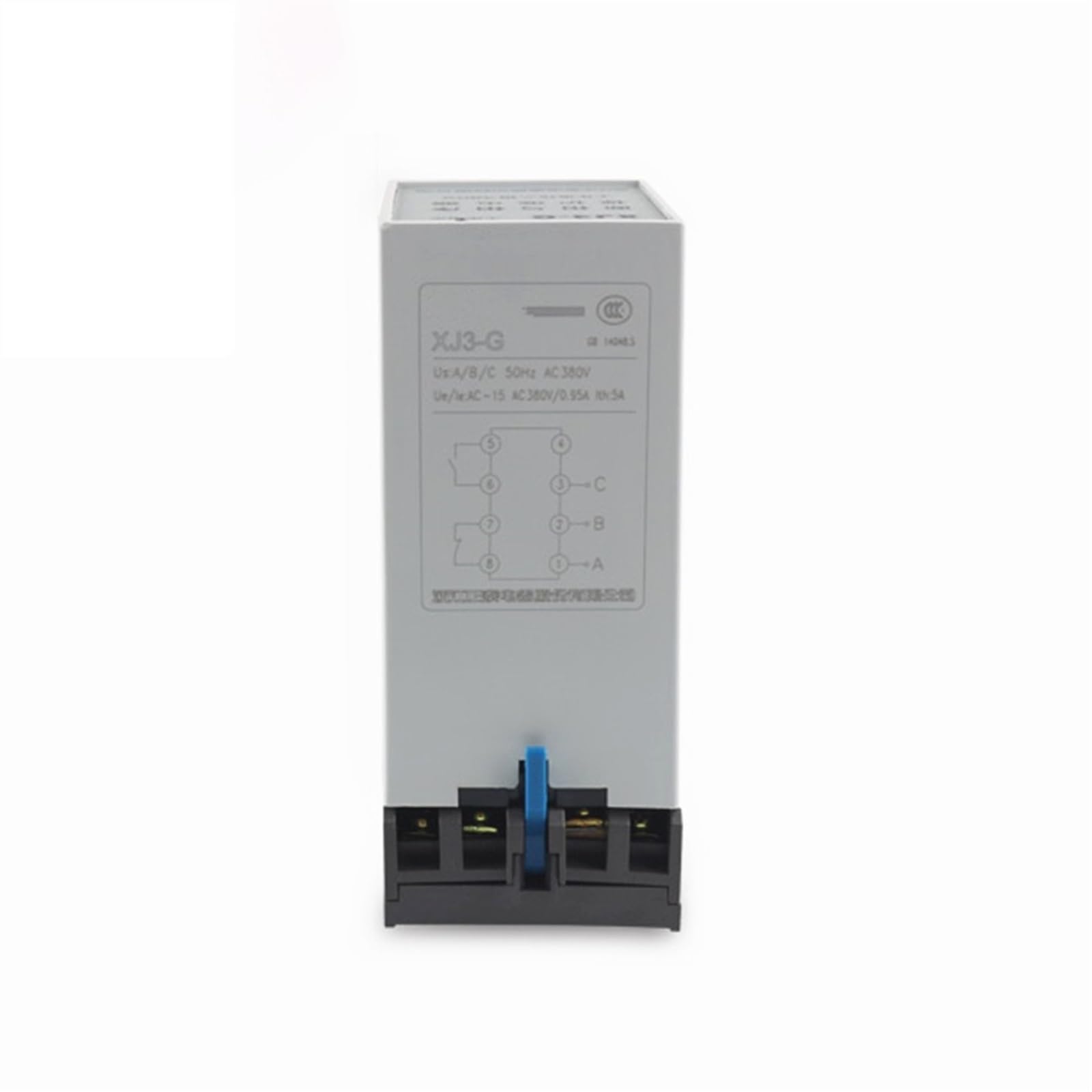 Relé temporizador de XJ3-G serie XJ3, relé de protección de pérdida de fase de secuencia de fase de voltaje de fase con enchufe de relé