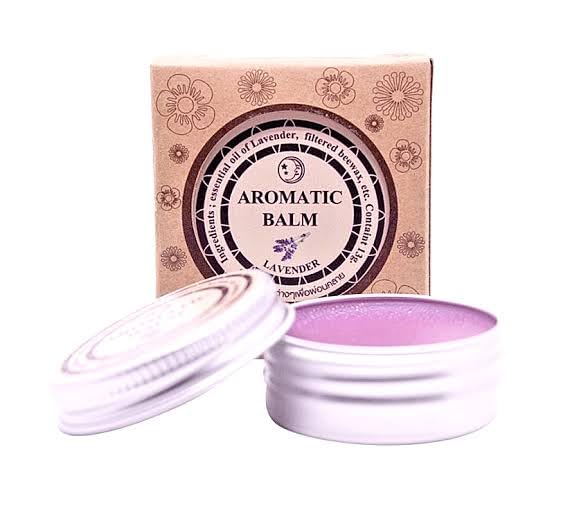 Image of CHERIAM BRAND Aromatic Balm Lavender, Natural Herbal Balm, Moisturizing, SOOTHING13G PACK OF 1 THAILAND PRODUCT