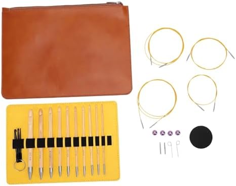 Irfora Interchangeable Crochet Hook Set 10pcs with Anti Twist Cables for Seamless Knitting Experience At in Various Sizes — view 5