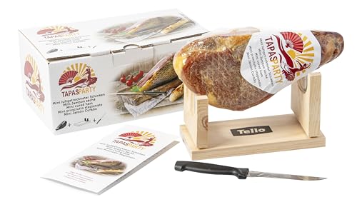 Tapas Party Mini Jamón Serrano con Jamonero e Coltello |
