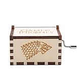 Es una caja de música mecánica que no necesita batería para funcionar.