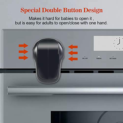 image for EUDEMON Child Safety Heat-Resistant Oven Door Lock, Oven Front Lock fo