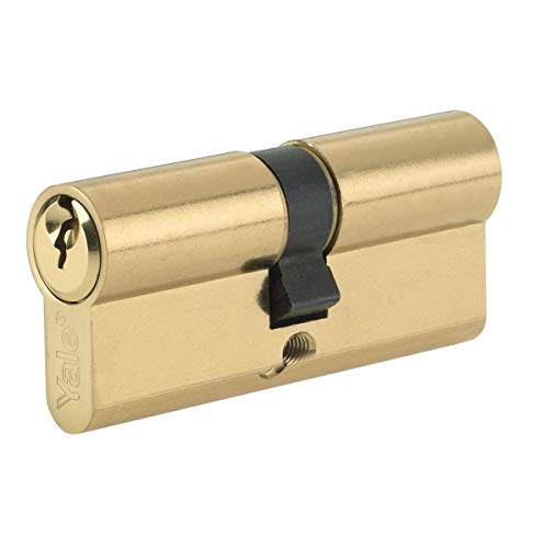 Price comparison product image Yale B-ED3040-PB - Euro Cylinder Lock - 30 / 40 (80mm) / 30:10:40 - Brass Finish - Standard Security - Polybag