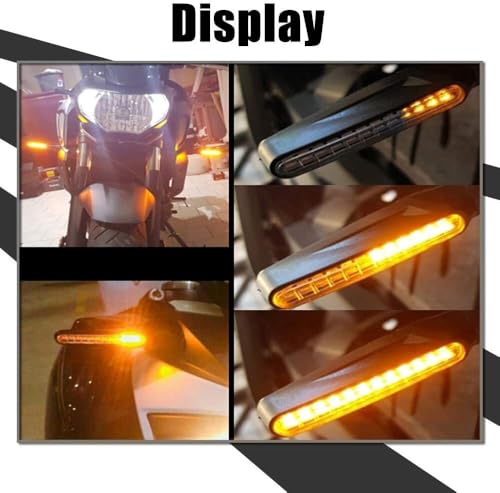 Indicateurs moto 12 SMD à eau courante avec feux arrière étanches - 4