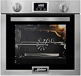 Kaiser EG 6372 Einbau-Gasbackofen 60 cm autark 79L – Umluft, Grill, Unterhitze, Drehspieß, Selbstreinigung, Gas-Control – für Erdgas & Propangas