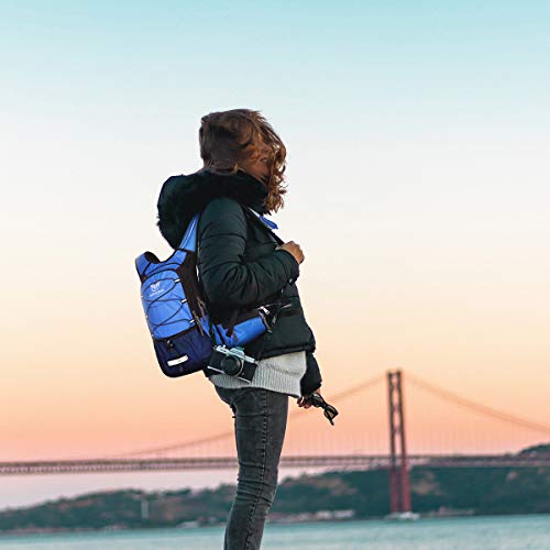 Image of Mothybot Insulated Hydration Backpack Pack with 2L BPA Free Waterproof Bladder Hiking Backpack with Storage for Kids, Men /Women- Keep Liquid Cool up to 5 Hours - for Running,Cycling,Camping,Outdoors