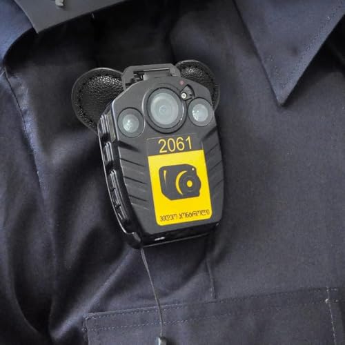 Support magnétique pour caméra piéton avec clip arrière universel aimants noirs