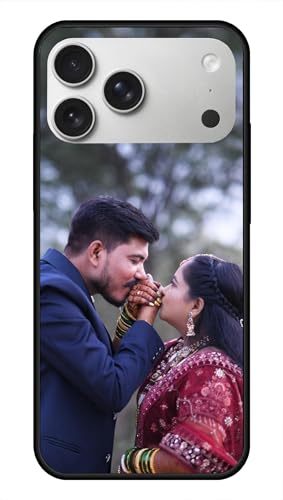 Image of NDCOM for Customised iPhone 17 Pro Case | Protective iPhone 17 Pro Cover | Slim Fit Design 17 Pro Case | DIY Personalised Photo Design | Customized Gift Custom Text Name Printed Metal Case