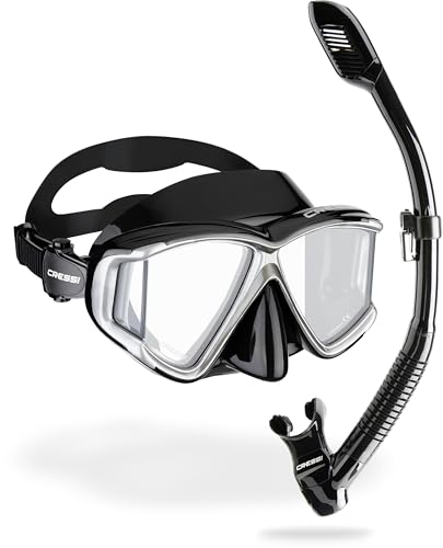 Cressi Pano 4 & Supernova Dry, Black/Silver