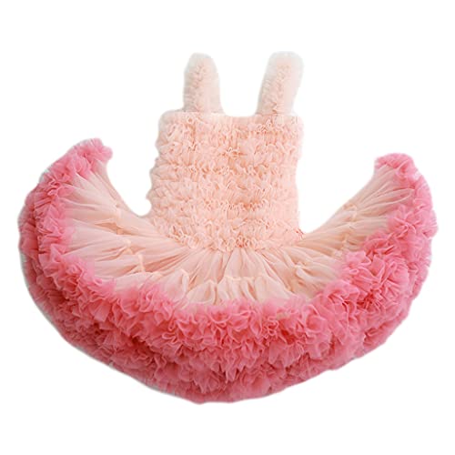 Saia tutu para bebês meninas recém-nascidos, saia de tule com cintura elástica e laço grande para ba