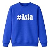 Reifen-Markt Sweatshirt #Asia Taille 2XL Couleur Bleu Imprimé Blanc