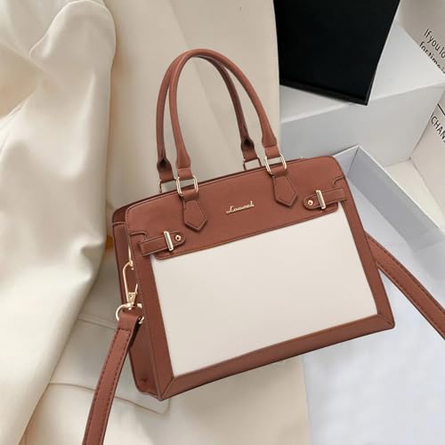 Image of LOVEVOOK Purses and Handbags for Women, Tote Shoulder Bag Satchel Purse and PU Leather Top Handle for ladies