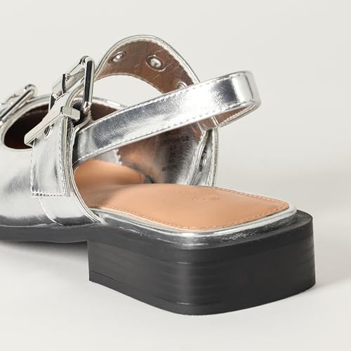 The Drop Women's Evie Moto Pointed Toe Flat3