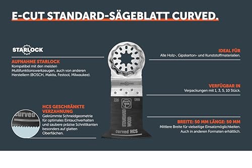 FEIN E-Cut Carbide Pro Sägeblatt, Ve. 1 St., Breite 32 mm, Länge 75 mm – Ansicht 8