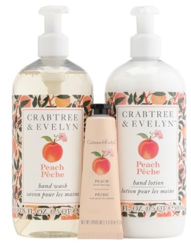 Crabtree & Evelyn Peach Hand Wash & Lotion Gift Set : Amazon.ca