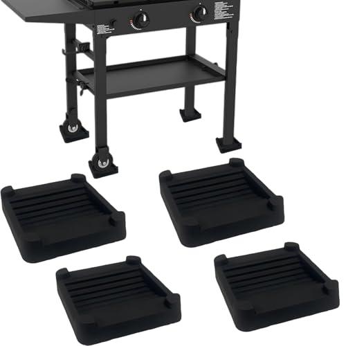 longjunjunfashion Kit de 4 cuñas de nivelación de plancha, accesorios de soporte de plancha para parrilla eléctrica con soporte, kit de cuñas de nivelación adecuado para la mayoría de parrillas