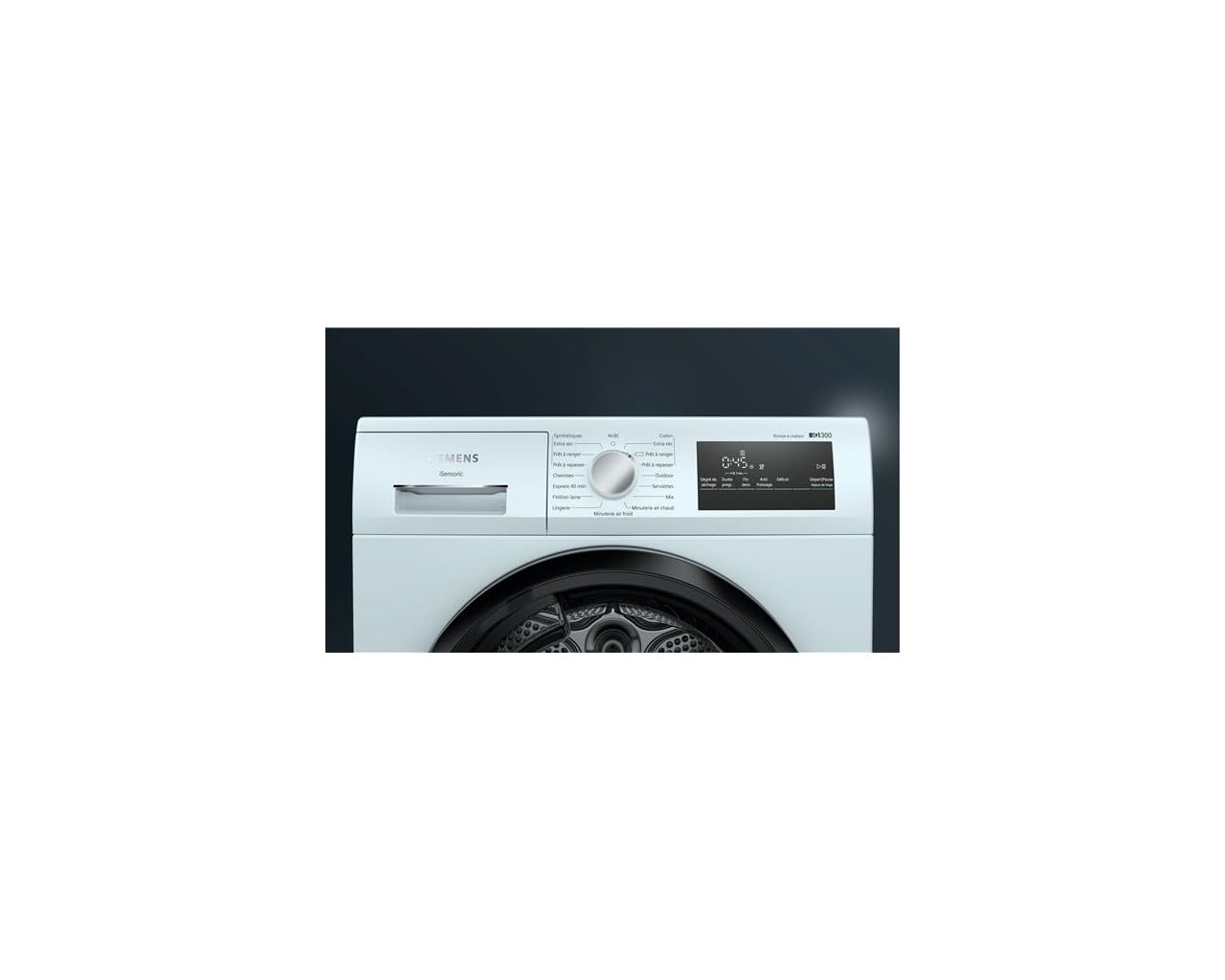 SIEMENS Sèche linge Condensation WT45HV14FR, iQ300, Pompe à chaleur