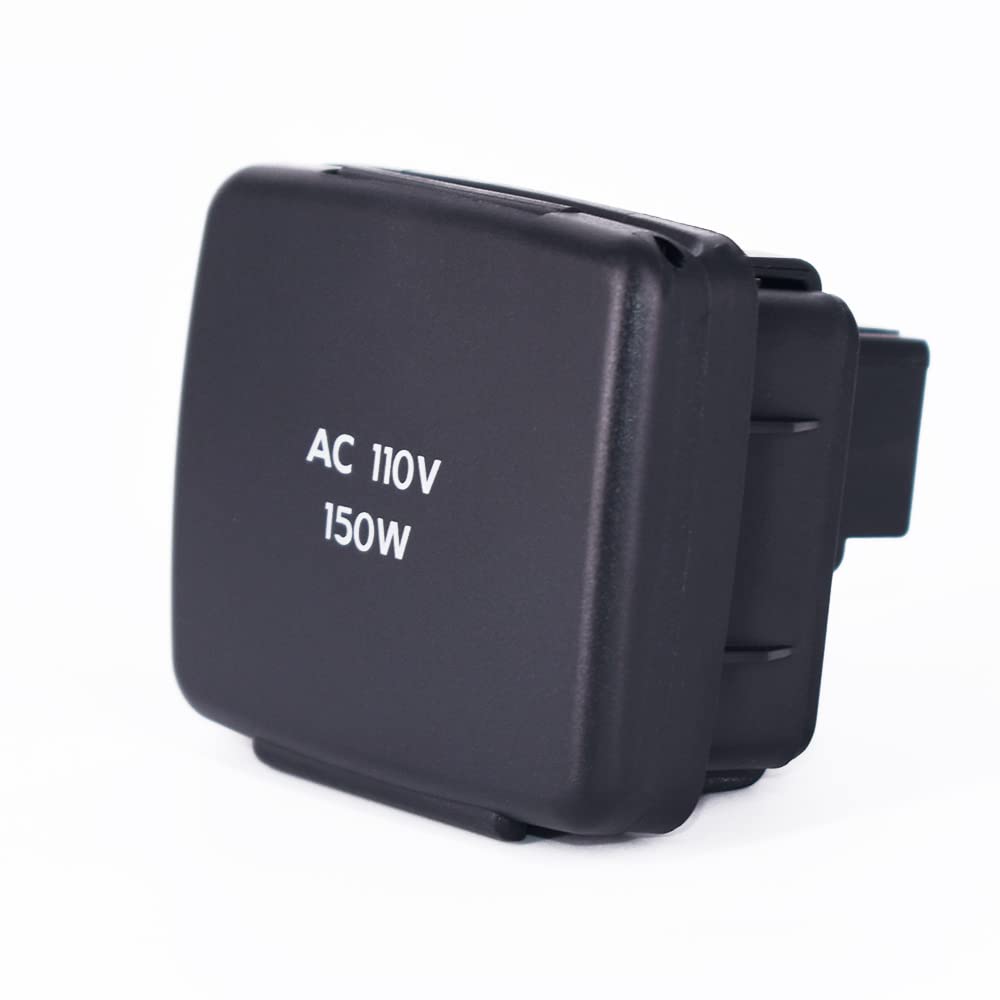 Electrical Power Outlet Socket Dash Console Fits for Ford 2011-2016 F250 F350 F450 Superduty 2011-2014 F150 Expedition Lincoln Navigator Mark 2011-2015 Explorer DC/AC 110V/150W Replace BC3Z-19N236-A