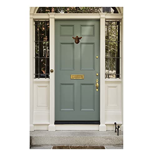 Scexports Shiny Solid Brass Bumblebee Door Knocker For Front Door 4X5X2 Inches Handmade Delightful Detail Sturdy At Affordable Price. Unique Pear Shape Easy To Install. Symbol Of Good Fortune #TOP2