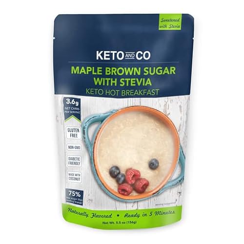 Keto Hot Breakfast (Stevia Maple Brown Sugar Flavor - 8 Servings)