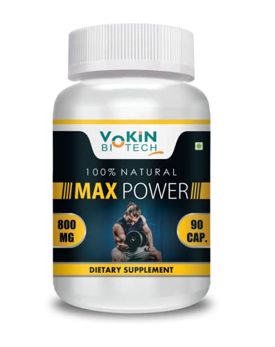 Vokin Biotech 100% Natural Max Power 800MG 90 Capsules For Testosterone Booster And Bodybuilding Supplement Vokin Biotech 100% Natural Max Power 800MG 90 Capsules For Testosterone Booster And Bodybuilding Supplement