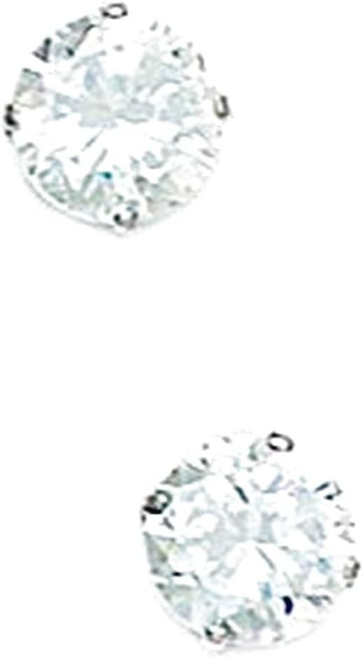 14k White Gold 6mm Ball Earrings Ball Earring for Women