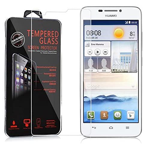 Cadorabo Vidrio templado compatible con Huawei Ascend G630 en TRANSPARENCIA ELEVADA   Vidrio protector de pantalla (Tempered) en dureza 9H con compatibilidad touch 3D
