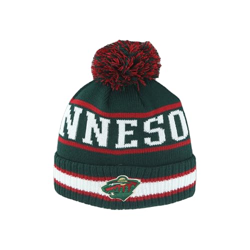 Minnesota Wild NHL Officially Licensed Youth Beanie Pom Freestyle