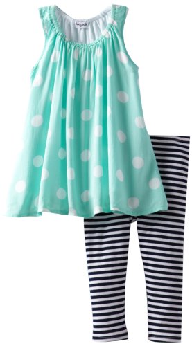 Image of Splendid Littles Girls 2-6X Pool Party Dot Tunic Set