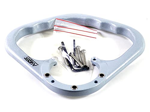 Poignée de réservoir A-SIDER 5 vis argent Suzuki accessoire fixation bouchon essence
