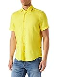  BOSS Rash_1 Camisa, Bright Yellow730, XL para Hombre