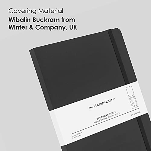 Cahier A5 uni myPAPERCLIP ESX192A5-P Noir pour notes fluides - 3