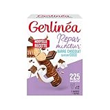 GERLINÉA – Barres Repas Chocolat Noix de Coco – Substitut de Repas Minceur Protéiné – Moins de 240 Kcal – Fabriqué en France – 12 Barres = 6 Repas, 372 g